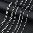 Hip hop cubana corrente colar rock aço inoxidável corrente básica colar masculino simples para mulheres moda festa jóias