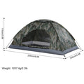 Tomshoo barraca de acampamento ultraleve para 1/2 pessoas, camada única, portátil, caminhada, revestimento anti-UV, upf 30 + para pesca na praia ao ar livre