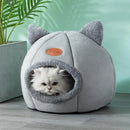 Novo conforto de sono profundo no inverno cama de gato iittle esteira cesta pequena casa do cão produtos animais de estimação tenda aconchegante caverna ninho interior cama gato
