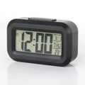 Despertador relógio digital led eletrônico com luz de fundo snooze calendário para escritório em casa desktop mesa tela exibição relógio