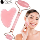 2 pçs rolo para rosto pescoço olho kit de massagem facial rolo de gelo rosto gua sha placa portátil rolo de massagem facial levantamento contorno