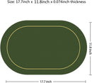 Placemats de mesa de couro resistente ao calor, tapetes de mesa laváveis e limpáveis para mesa de jantar, decoração de cafeteria