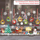 Adesivos de janela de natal adesivo de parede de natal crianças quarto decalques de parede feliz natal decorações para casa adesivos de ano novo