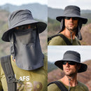 Chapéu de pescador, chapéu de sol masculino, chapéu de sol de verão ao ar livre de secagem rápida, chapéu de sol respirável de pesca, chapéu de máscara facial feminino