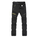 Calças de esqui masculinas acampamento velo forrado à prova dwaterproof água inverno isolado caminhadas trekking calças trabalho ao ar livre caça