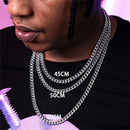 Hip hop cubana corrente colar rock aço inoxidável corrente básica colar masculino simples para mulheres moda festa jóias