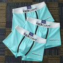 3 pçs cuecas masculina de algodão roupa interior boxers respirável homem boxer impresso cuecas confortáveis shorts roupa interior masculina M-3XL