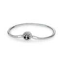 Original 925 prata esterlina pulseiras amor coração clipe encantos contas cobra correntes para mulheres rosa ouro diy jóias de luxo