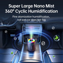 180ml mini umidificador de ar usb difusor de aroma elétrico purificador de óleo essencial aromaterapia névoa maker luzes para carro casa quarto