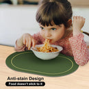 Placemats de mesa de couro resistente ao calor, tapetes de mesa laváveis e limpáveis para mesa de jantar, decoração de cafeteria