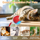 Cão gato bola interativa brinquedo bola de rolamento automático falso cauda recarregável inteligente animal de estimação brinquedo elétrico cão gato treinamento imitar mouse