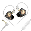 Kz edxpro2 edx pro 2 dinâmico no ouvido fone de ouvido alta fidelidade baixo fone de ouvido 3.5mm tpre-c plug opcional 2pin cabo destacável