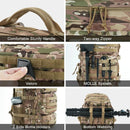 Novo 45l grande capacidade mochilas táticas de caça ao ar livre para homens/mulheres 3 dias ginásio caminhadas para trekking acampamento mochila