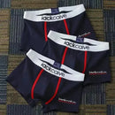 3 pçs cuecas masculina de algodão roupa interior boxers respirável homem boxer impresso cuecas confortáveis shorts roupa interior masculina M-3XL