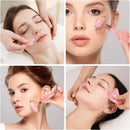 2 pçs rolo para rosto pescoço olho kit de massagem facial rolo de gelo rosto gua sha placa portátil rolo de massagem facial levantamento contorno