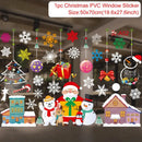 Adesivos de janela de natal adesivo de parede de natal crianças quarto decalques de parede feliz natal decorações para casa adesivos de ano novo