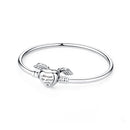 Original 925 prata esterlina pulseiras amor coração clipe encantos contas cobra correntes para mulheres rosa ouro diy jóias de luxo