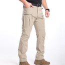 Calças Táticas Masculinas de Primavera e Outono com Múltiplos Bolsos, Calças de Combate para Atividades ao Ar Livre, Tamanho EU, Impermeáveis, Cargo, Viagem, Esportes, Militares