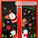 Adesivos de janela de natal adesivo de parede de natal crianças quarto decalques de parede feliz natal decorações para casa adesivos de ano novo