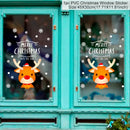 Adesivos de janela de natal adesivo de parede de natal crianças quarto decalques de parede feliz natal decorações para casa adesivos de ano novo