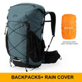 Mochilas de Hiking de 45L com Estrutura Interna e Capa de Chuva para Camping, Backpacking e Viagens