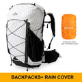 Mochilas de Hiking de 45L com Estrutura Interna e Capa de Chuva para Camping, Backpacking e Viagens