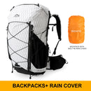 Mochilas de Hiking de 45L com Estrutura Interna e Capa de Chuva para Camping, Backpacking e Viagens