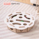 Gato quebra-cabeça brinquedo caixa de quebra-cabeça de feltro gato exercício brinquedo com bola esportes internos entretenimento caça brinquedos do gato para gatos internos
