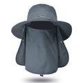 Chapéu de pescador, chapéu de sol masculino, chapéu de sol de verão ao ar livre de secagem rápida, chapéu de sol respirável de pesca, chapéu de máscara facial feminino