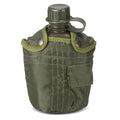 1L Garrafa de cantina militar ao ar livre Camping Caminhadas Mochila Sobrevivência Garrafa de água Chaleira com tampa