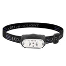 Usb recarregável led sensor farol cob cabeça tocha luz de trabalho à prova dwaterproof água para pesca acampamento lanterna