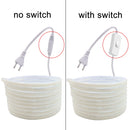 220v tira conduzida de alto brilho cob tira conduzida 220v fita flexível para sala quarto cozinha iluminação do jardim ao ar livre