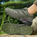 Sapatos de caminhada à prova dwaterproof água dos homens ao ar livre tênis trekking montanha escalada acampamento formadores caça botas táticas sapato da bicicleta masculino
