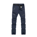 Calças de esqui masculinas acampamento velo forrado à prova dwaterproof água inverno isolado caminhadas trekking calças trabalho ao ar livre caça