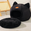 Novo conforto de sono profundo no inverno cama de gato iittle esteira cesta pequena casa do cão produtos animais de estimação tenda aconchegante caverna ninho interior cama gato