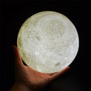 3d impresso estrela lua luzes colorido recarregável toque noite lâmpadas decoração para casa presente criativo usb led night light