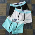 3 pçs cuecas masculina de algodão roupa interior boxers respirável homem boxer impresso cuecas confortáveis shorts roupa interior masculina M-3XL