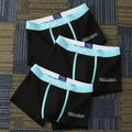3 pçs cuecas masculina de algodão roupa interior boxers respirável homem boxer impresso cuecas confortáveis shorts roupa interior masculina M-3XL