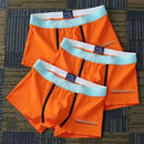 3 pçs cuecas masculina de algodão roupa interior boxers respirável homem boxer impresso cuecas confortáveis shorts roupa interior masculina M-3XL