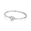 Original 925 prata esterlina pulseiras amor coração clipe encantos contas cobra correntes para mulheres rosa ouro diy jóias de luxo