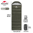 Naturehike saco de dormir ultraleve algodão saco de dormir inverno saco de dormir leve à prova dwaterproof água acampamento ao ar livre saco de dormir