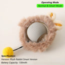 Cão gato bola interativa brinquedo bola de rolamento automático falso cauda recarregável inteligente animal de estimação brinquedo elétrico cão gato treinamento imitar mouse