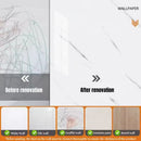 1 rolo de mármore grosso espuma imitação telha auto-adesivo papel de parede quarto sala estar decoração do banheiro adesivo de parede à prova dwaterproof água