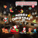 Adesivos de janela de natal adesivo de parede de natal crianças quarto decalques de parede feliz natal decorações para casa adesivos de ano novo