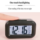 Despertador relógio digital led eletrônico com luz de fundo snooze calendário para escritório em casa desktop mesa tela exibição relógio