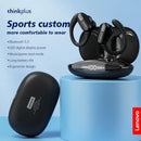 Lenovo xt80 fones de ouvido sem fio bluetooth 5.3 verdadeiro com microfone controle botão redução ruído ganchos à prova dwaterproof água