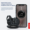Lenovo xt80 fones de ouvido sem fio bluetooth 5.3 verdadeiro com microfone controle botão redução ruído ganchos à prova dwaterproof água