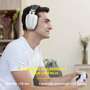 BINNUNE BW06 fones de ouvido bluetooth gamer com microfone para ps5 ps4 pc mac playstation sem fio 2.4ghz gaming fone de ouvido com microfone