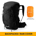 Mochilas de Hiking de 45L com Estrutura Interna e Capa de Chuva para Camping, Backpacking e Viagens