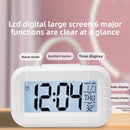 Despertador relógio digital led eletrônico com luz de fundo snooze calendário para escritório em casa desktop mesa tela exibição relógio
